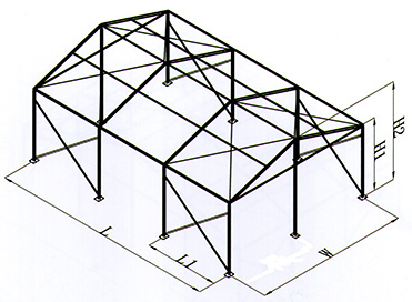 小跨度活動帳篷 小跨度活動帳篷